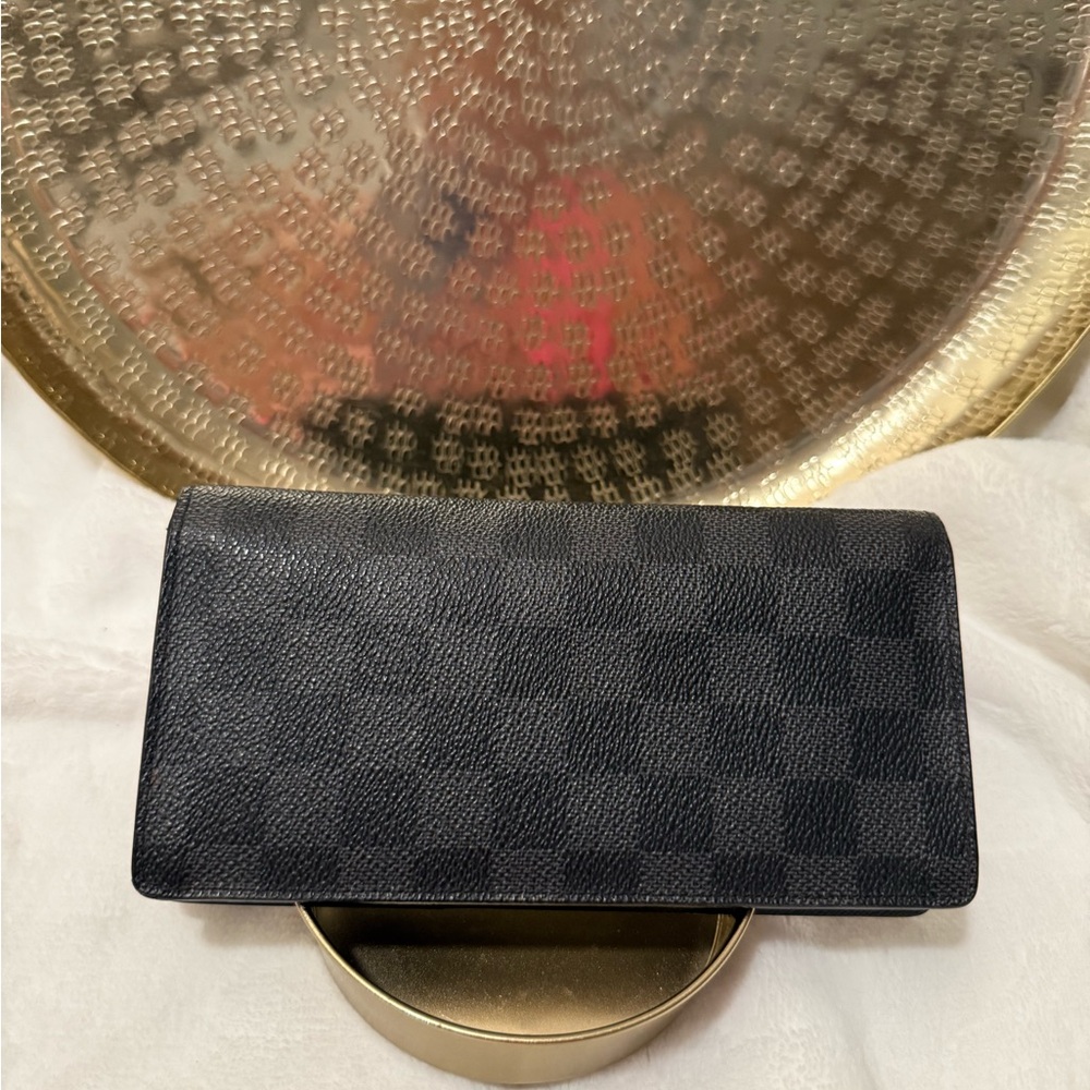 LV Demier Graphite Long Wallet